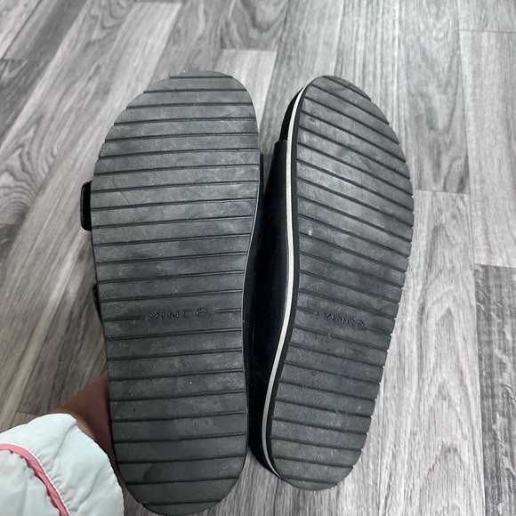 Vince Glyn Leather Sandal Black 8 - Picture 4 of 6